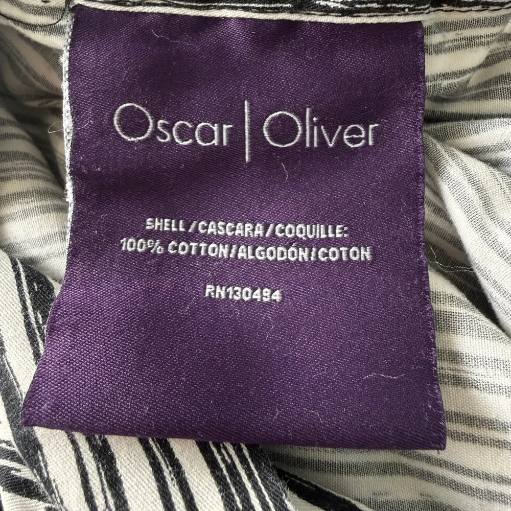 OSCAR OLIVER‎ NEW YORK CITY FLEN King DUVET COVER Set IndigNAVY NAUTICAL STRIPES